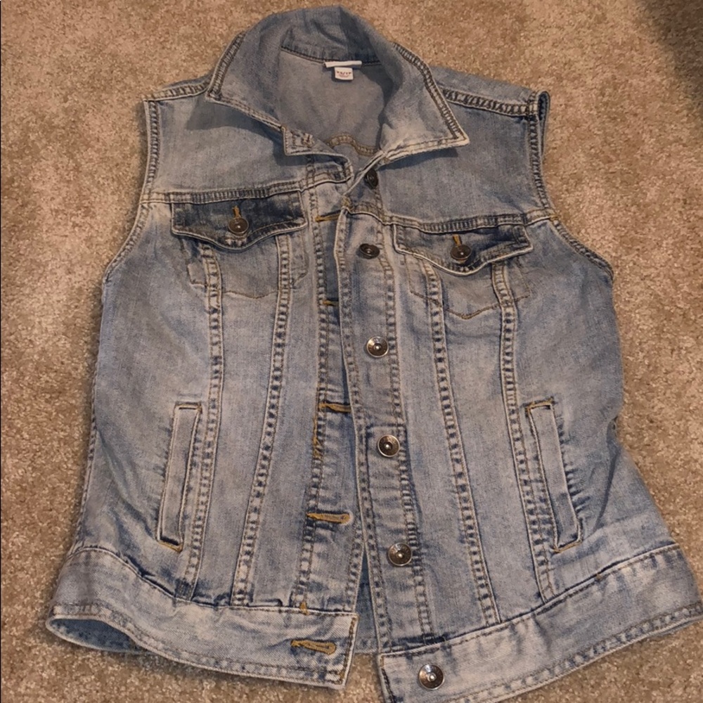 jean jacket vest